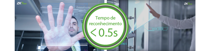 Reconhecimento ultra-rápido em menos de 0,5s